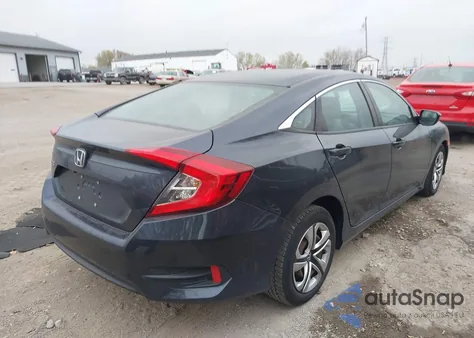 2017 Honda Civic Lx из США, поврежденный, VIN 19XFC2F51HE078614